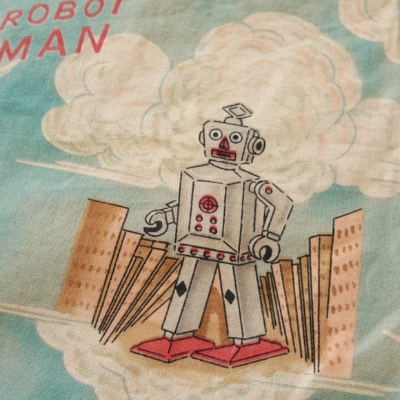 Vintage EC Star Robot Man Cotton Short Sleeve Sml - Picture 7 of 11